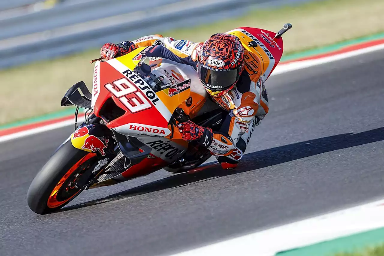 Marc Marquez &quot;suffering more than enjoying&quot; MotoGP test comeback