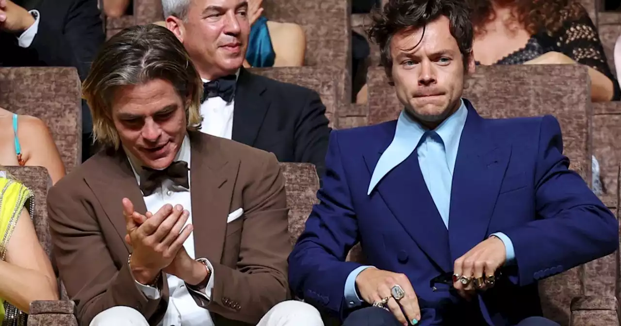 The internet wants to know if Harry Styles spit on Chris Pine at Venice Film Festival