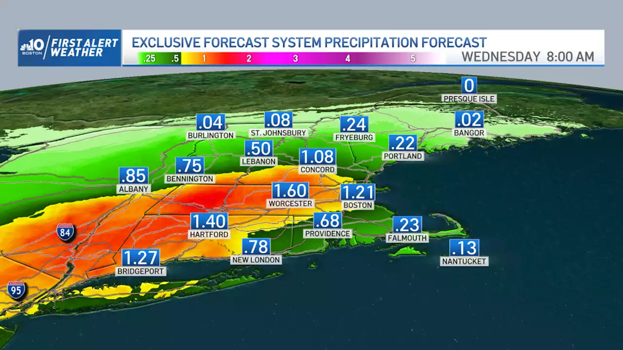 FIRST ALERT: Flash Flood Warning in Conn., Rainy Commutes Across New England