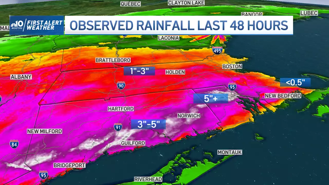 New England's Huge Rainfall, by the Numbers (and How It Affects the Drought)