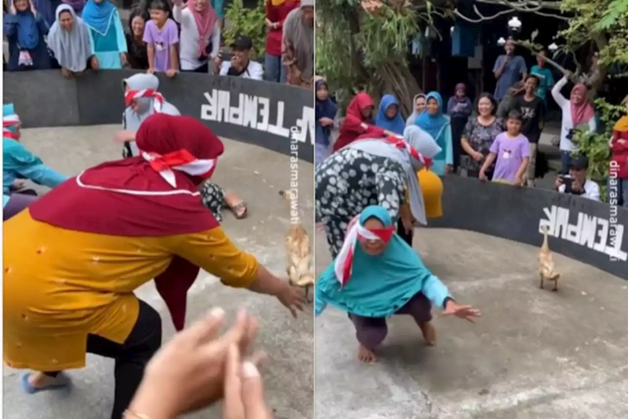 Viral Lomba Agustusan Emak-emak Tangkap Bebek, Hingga Disorot Media Asing - Pikiran-Rakyat.com