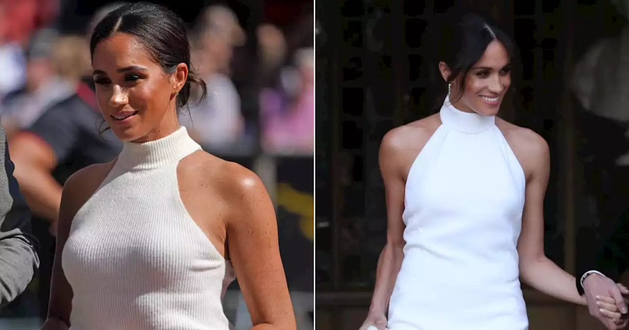 Meghan Markle's White Halter Top Has a Clear Connection to Her Wedding Dress