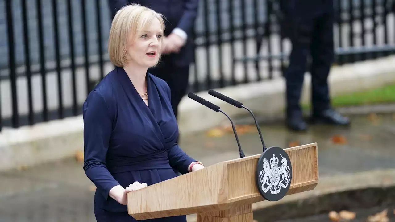 Liz Truss vows to 'ride out the storm' in first address to nation as PM