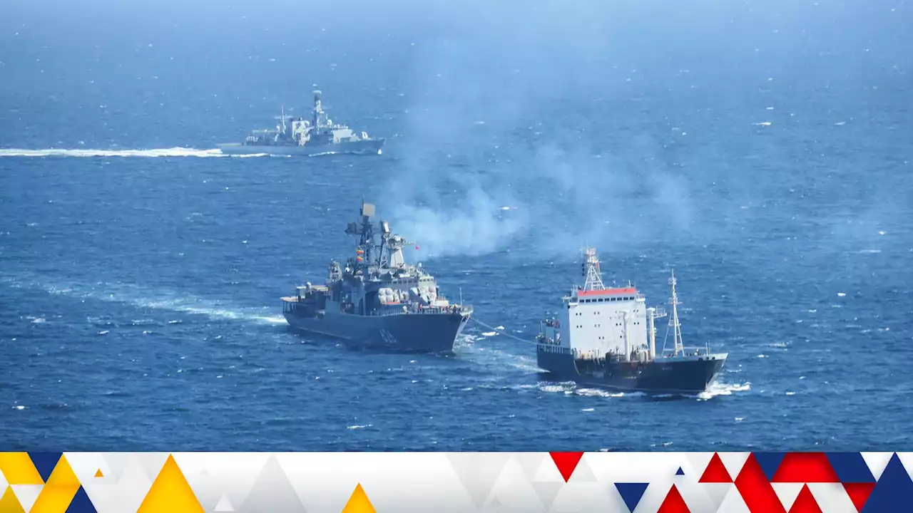 Ukraine war: Royal Navy shadows Russian warships as they pass near UK waters