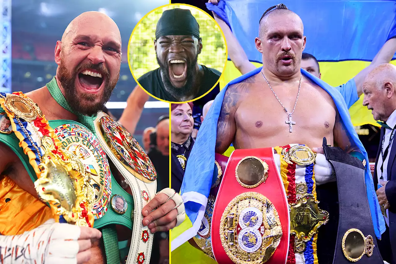 Deontay Wilder accuses Tyson Fury of 'pricing himself out' of Oleksandr Usyk fight