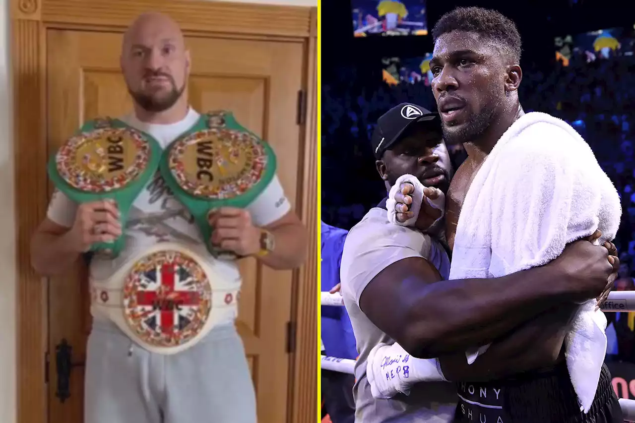 Joshua responds to Fury WBC title shot offer as Usyk rules out 2022 undisputed fight