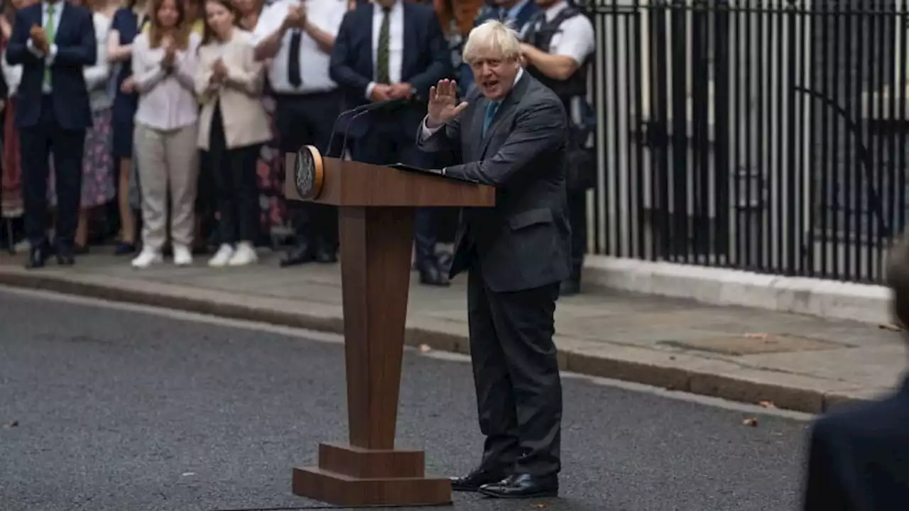 Boris Johnson Invokes Space Hoppers, Rocket Boosters in Last Speech as Prime Minister