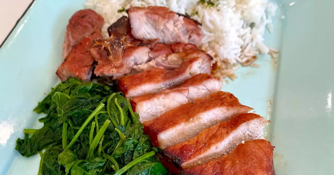 Jet Tila makes sweet and sticky Cantonese barbecue pork chops in the air fryer