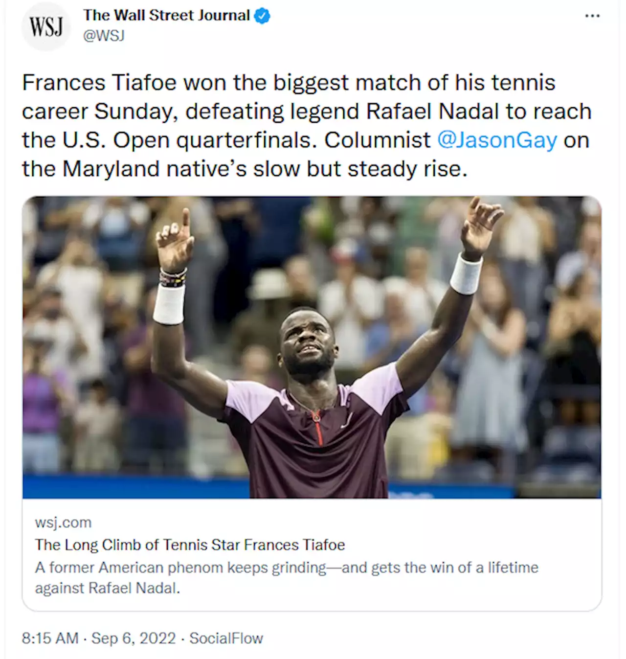 The Long Climb of Tennis Star Frances Tiafoe