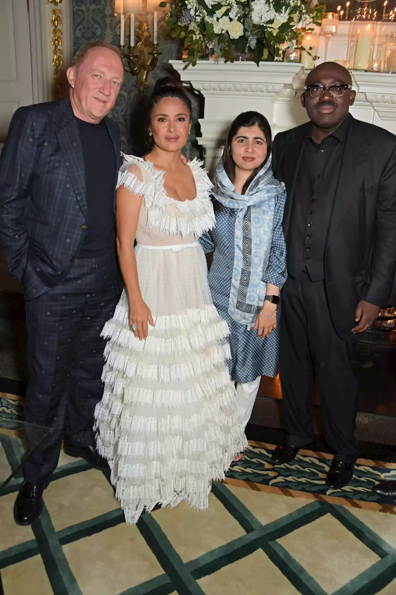 Salma Hayek, Malala, Kate Moss Fete Edward Enninful Book Launch at Claridge’s