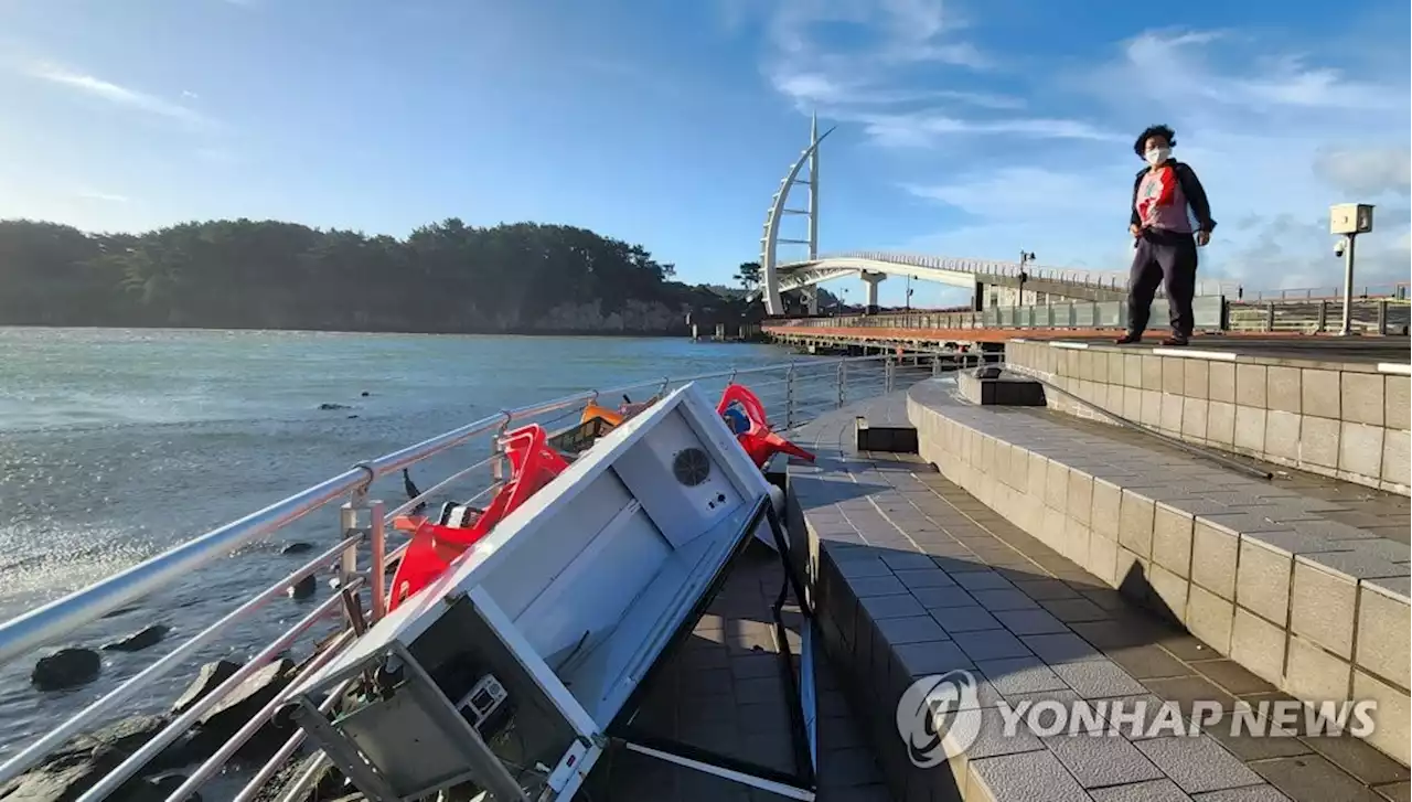 '냉장고 날아가고 자동차 물에 잠겨' 태풍 힌남노 피해 속출 | 연합뉴스