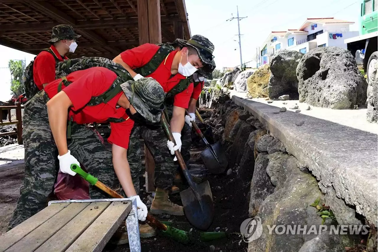 [태풍 힌남노] 軍, 피해지역 동원훈련 연기(종합2보) | 연합뉴스