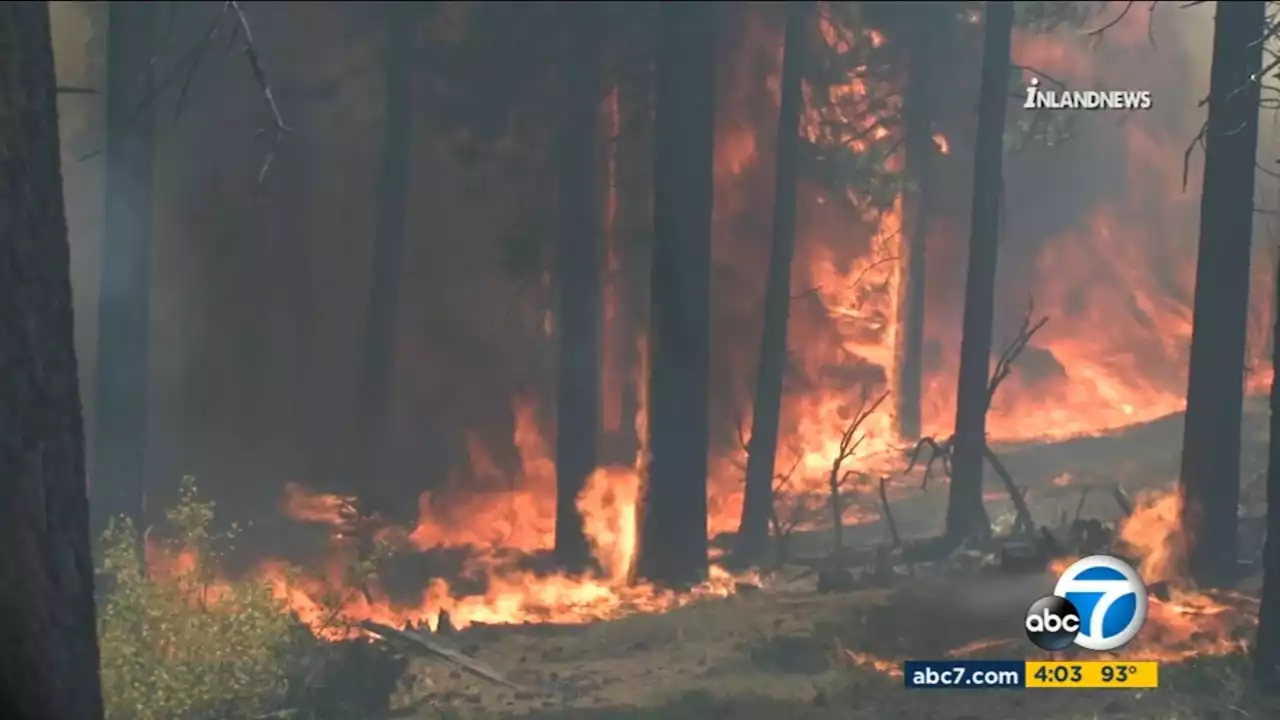 Brush fire near Big Bear spreads to 646 acres as evacuation orders expand