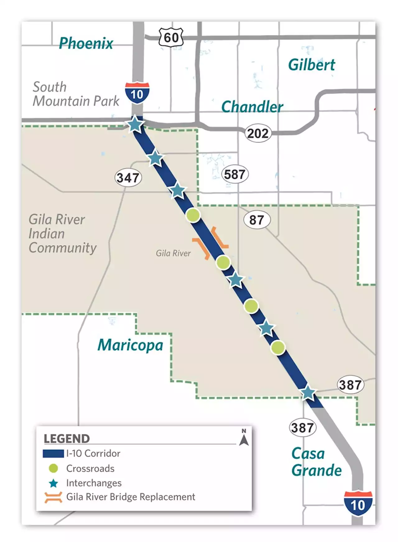 Reminder: First public hearing tomorrow for I-10 improvements between Loop 202 and State Route 387