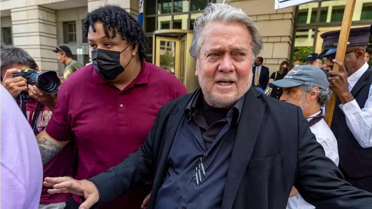 Reports: Steve Bannon expected to surrender Thursday in New York state indictment