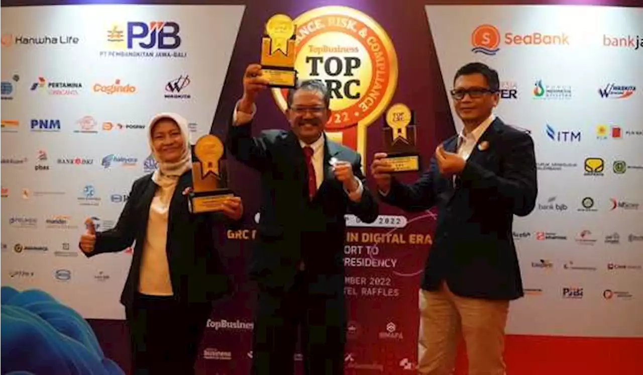 Pupuk Indonesia Utilitas Raih 3 Penghargaan TOP GRC Awards 2022