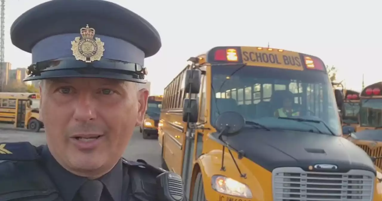 Police warn Ontario drivers about new school bus lighting system. These are the rules