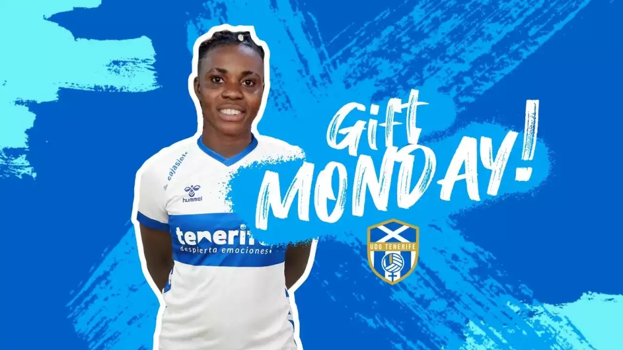 Transfer: Super Falcons forward, Gift joins UDG Tenerife