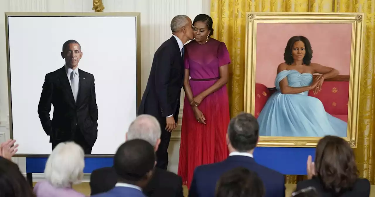 SEE THE PAINTINGS: Official White House portraits of Barack and Michelle Obama unveiled