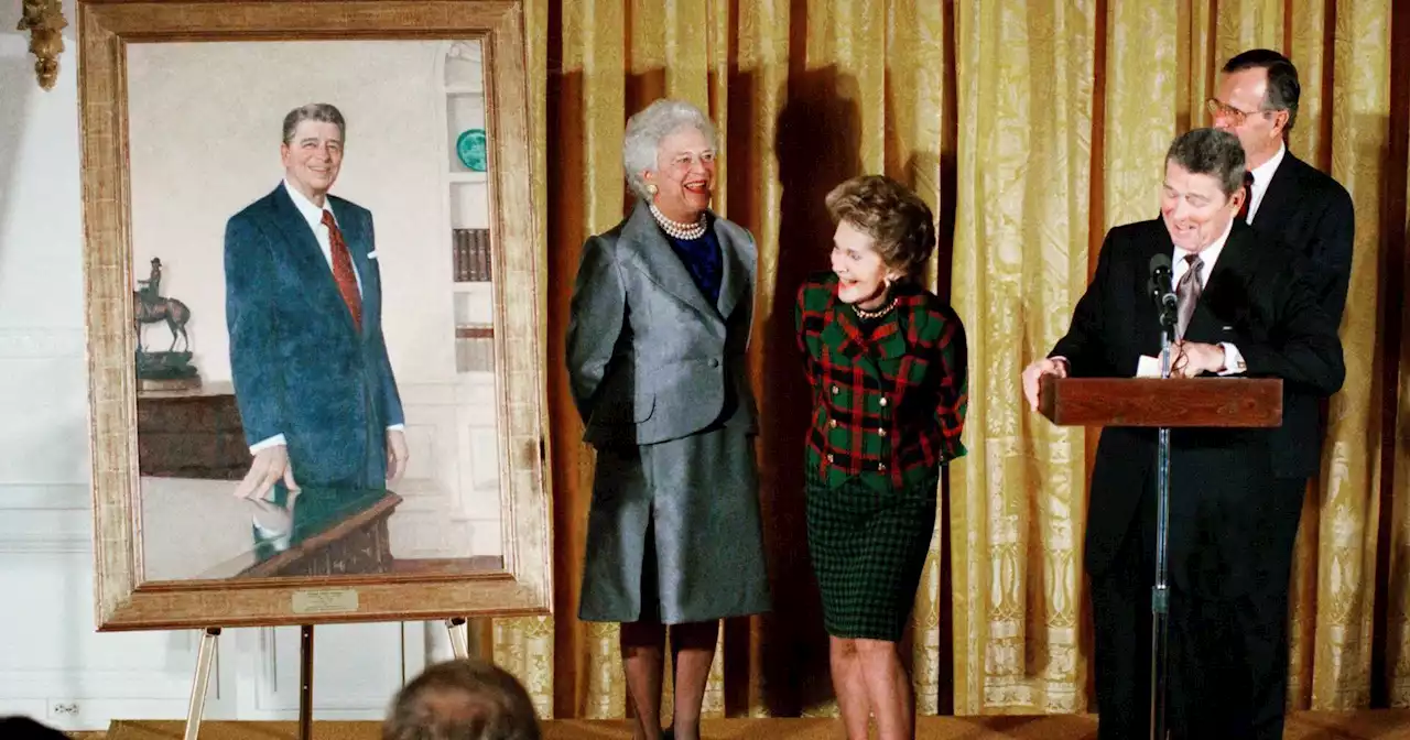 Photos: A look back at presidential portrait unveilings