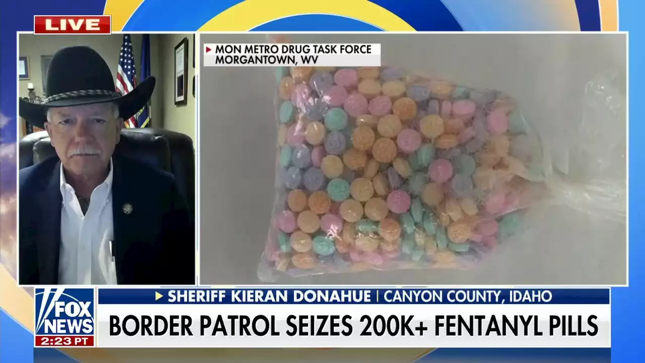 Idaho sheriff sends dire warning to Biden officials about 'terrifying' rainbow fentanyl coming across border