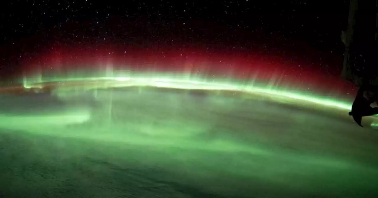 Space Station Captures Incredible Beautiful Auroras From Above