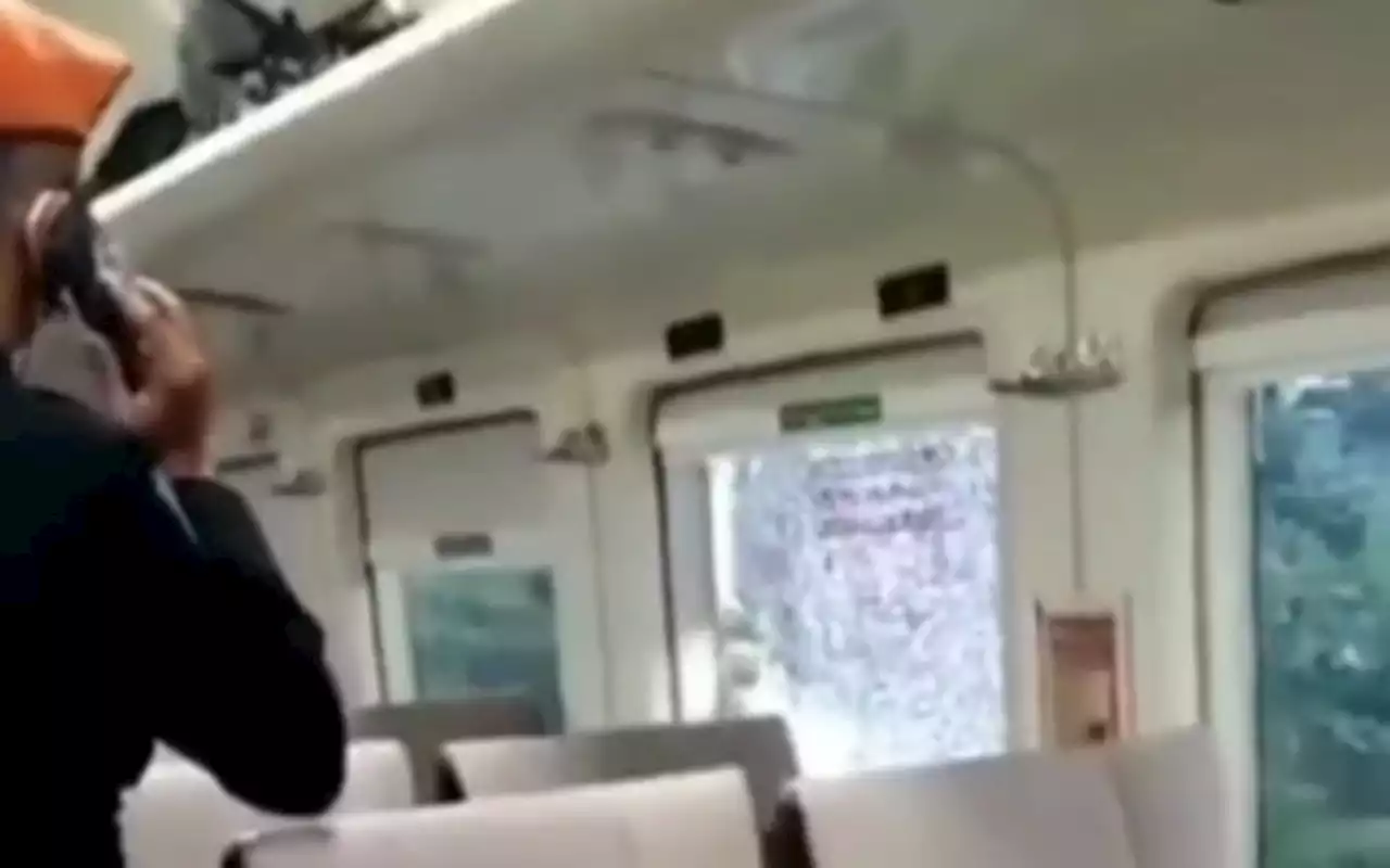 Viral, Video Suara Tembakan di Dalam Kereta Api, Pihak PT KAI Tanjung Karang Berkomentar