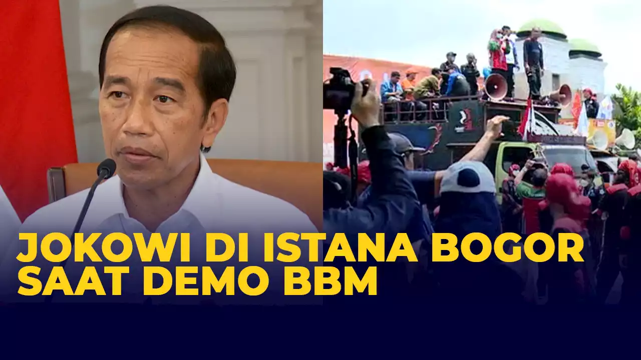 Jokowi Berkantor di Istana Bogor Saat Demo BBM di Jakarta, Ini Alasannya