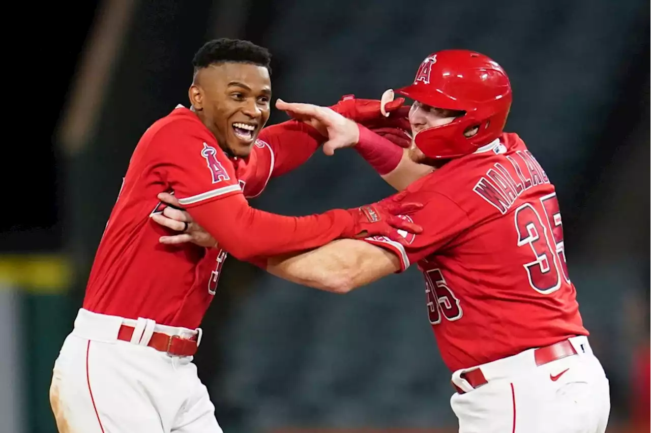 Angels beat Tigers in 10 innings on walk-off bunt single