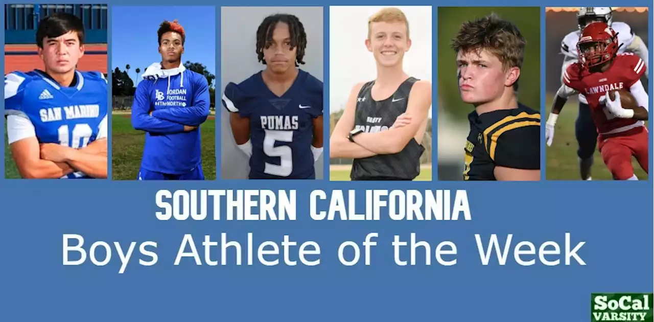 VOTE: Southern California Boys Athlete of the Week, September 9