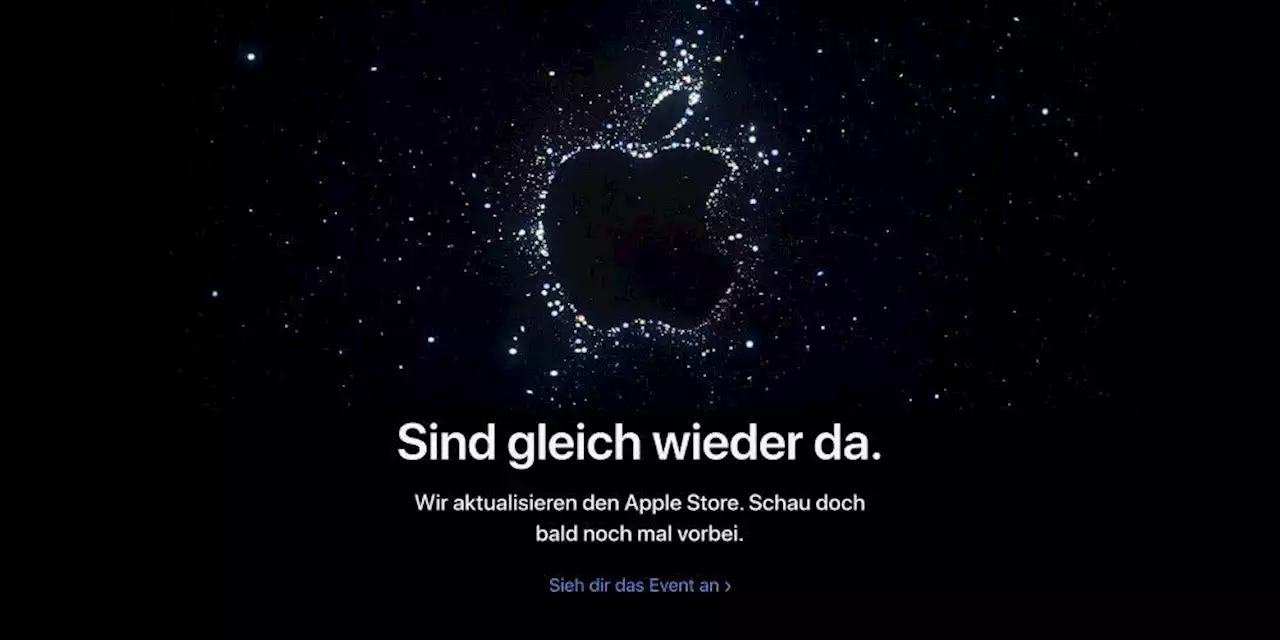 Apple Store geht offline – in Vorbereitung auf die Keynote