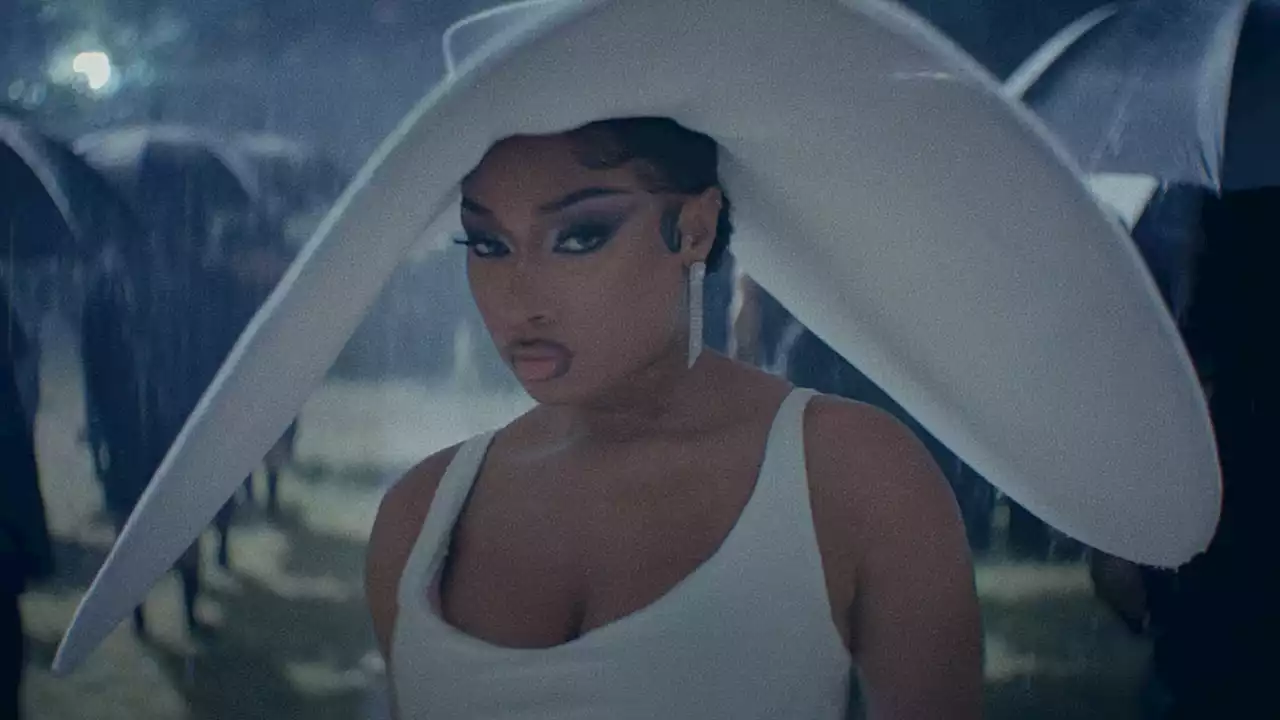 Megan Thee Stallion And Her Gigantic Hat Rule The Rain In ‘Ungrateful’