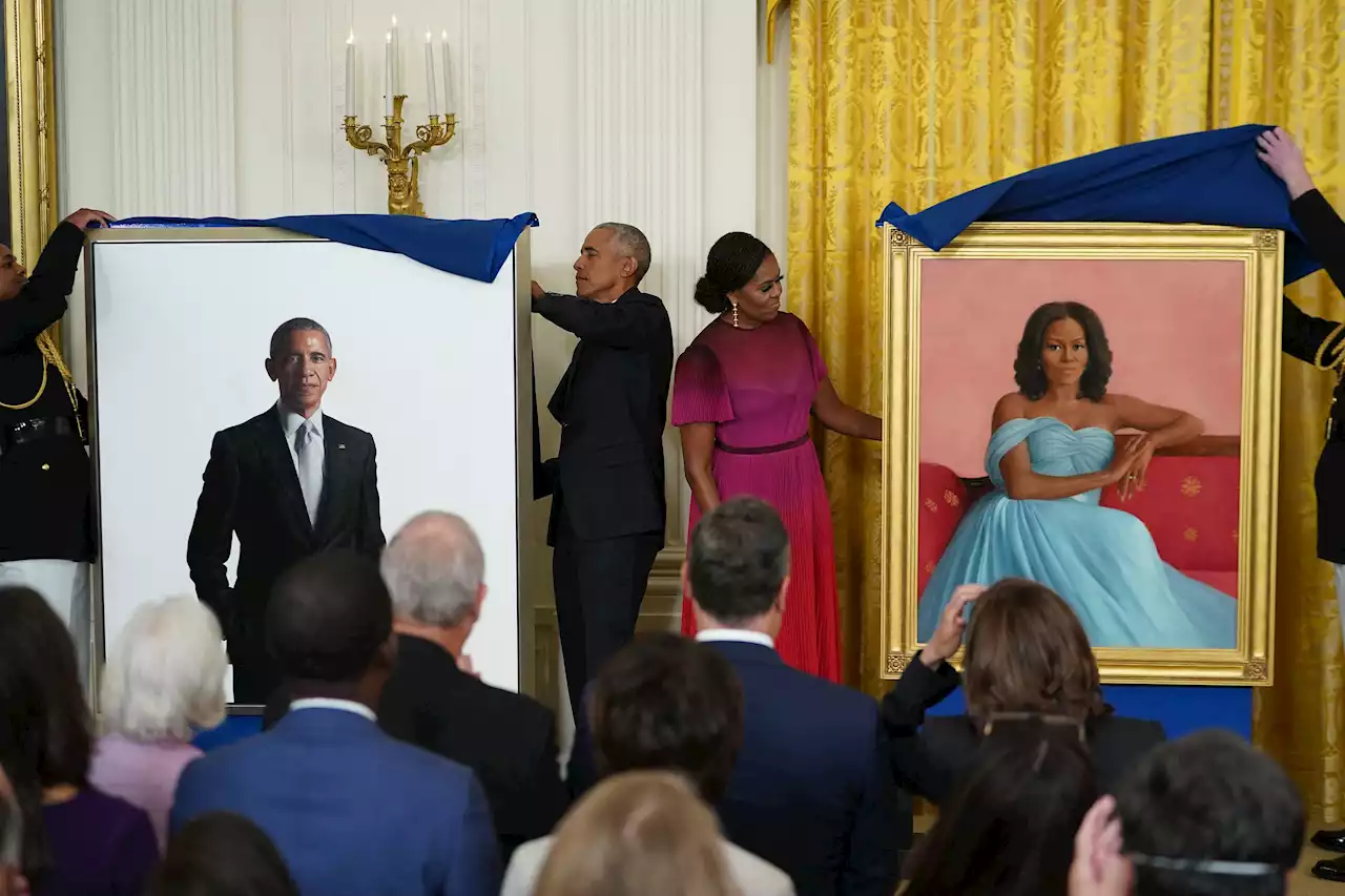 Watch: Obamas Unveil Their White House Portraits