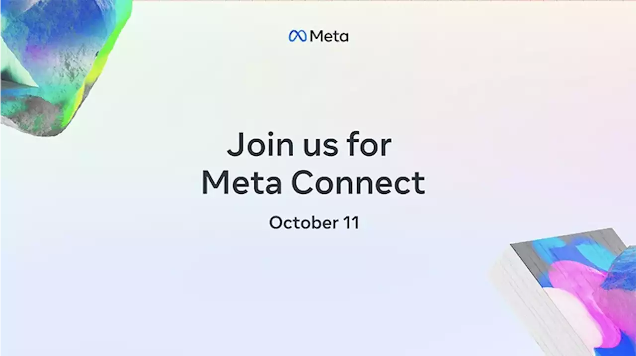 Meta sets the date for its next VR event. It's October 11th.