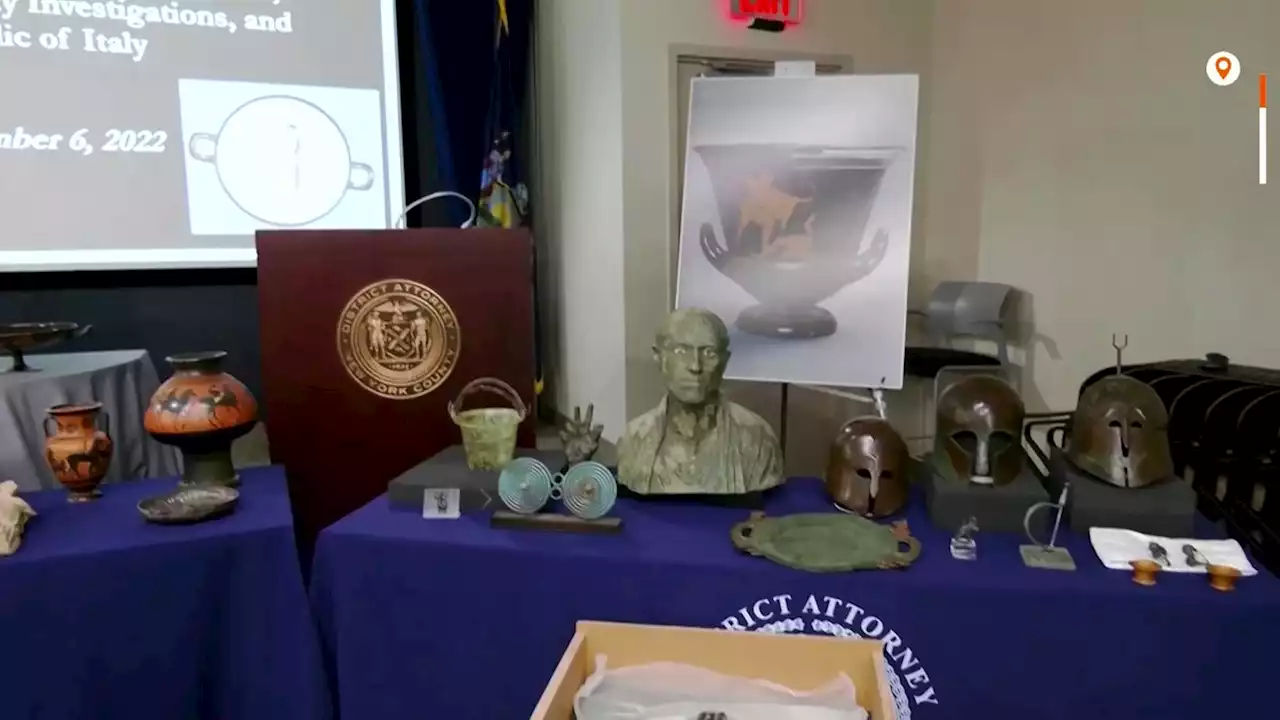 New York City returns looted antiquities to Italy worth $19 million