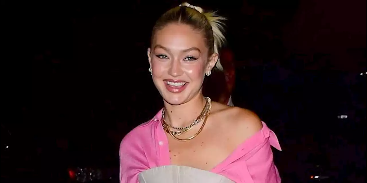 Gigi Hadid Served Corseted Barbie at the Launch of Her Brand, Guest in Residence