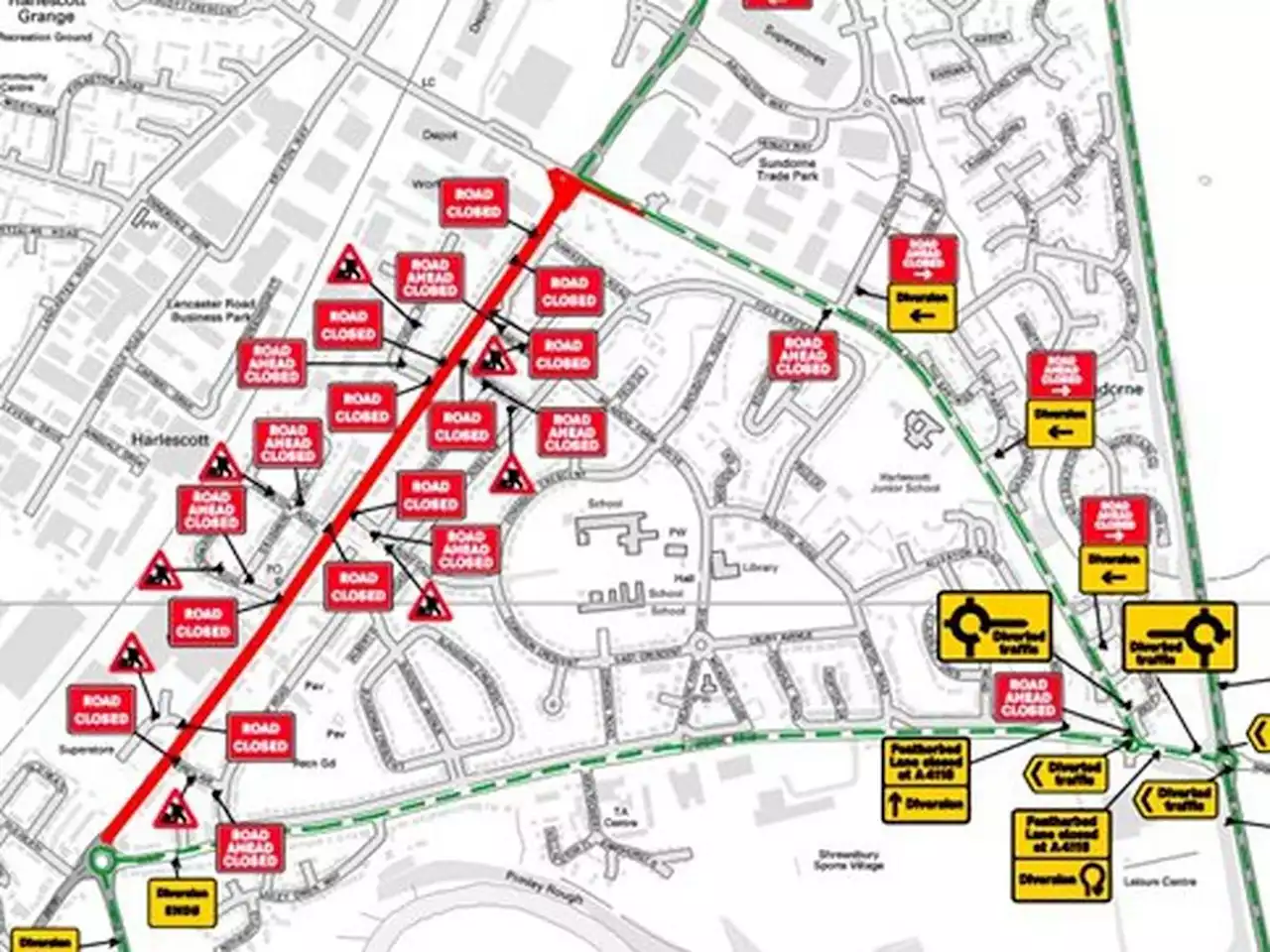 Resurfacing work planned for major Shrewsbury routes