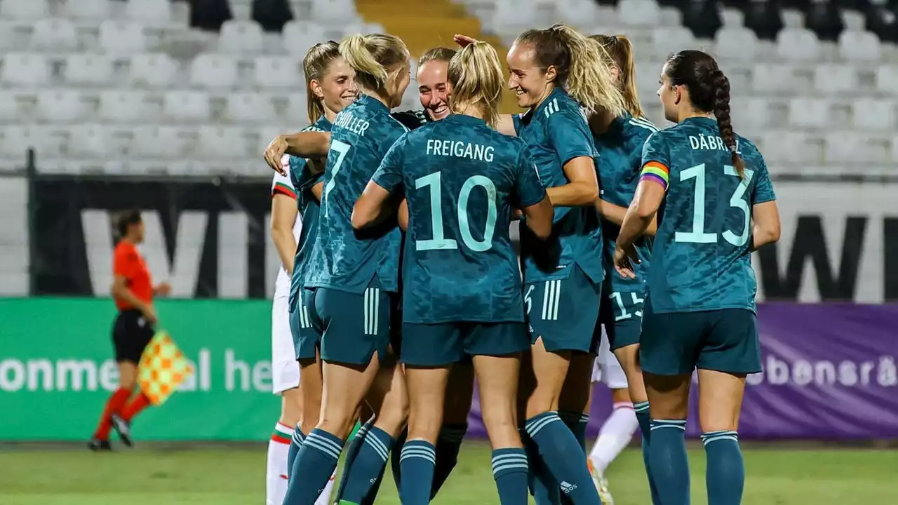 WM-Qualifikation: DFB-Frauen führen Bulgarien vor