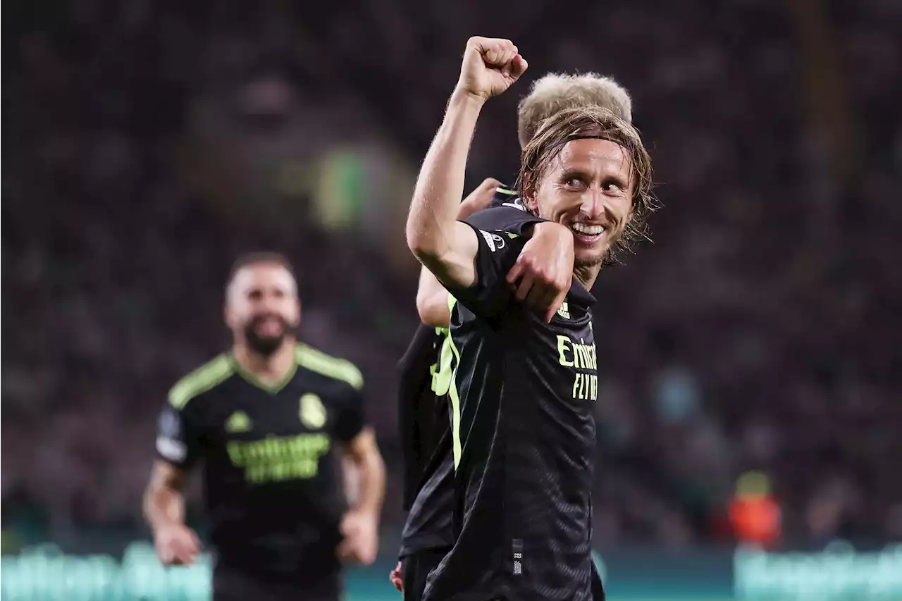 Celtic fans clap Modric as he gets standing ovation for fourth time this season