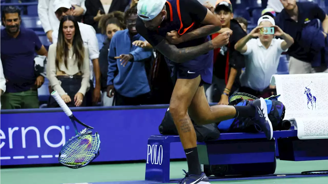 Kyrgios Has Epic Meltdown After U.S. Open Quarterfinal Loss