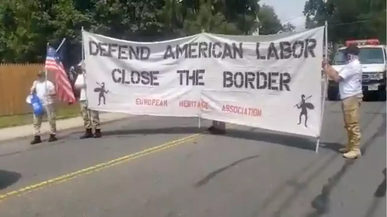 Masked White Supremacists Crash New Jersey Labor Day Parade