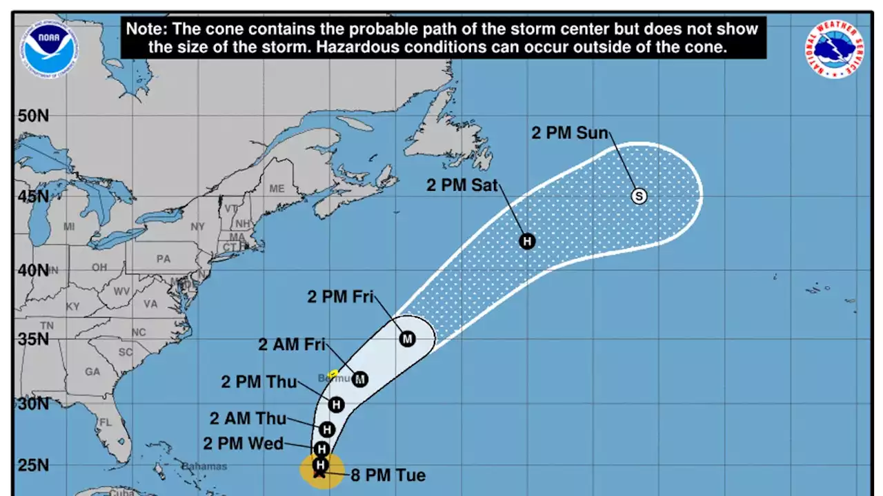 Hurricane Earl forms as second hurricane of the 2022 season; headed toward Bermuda