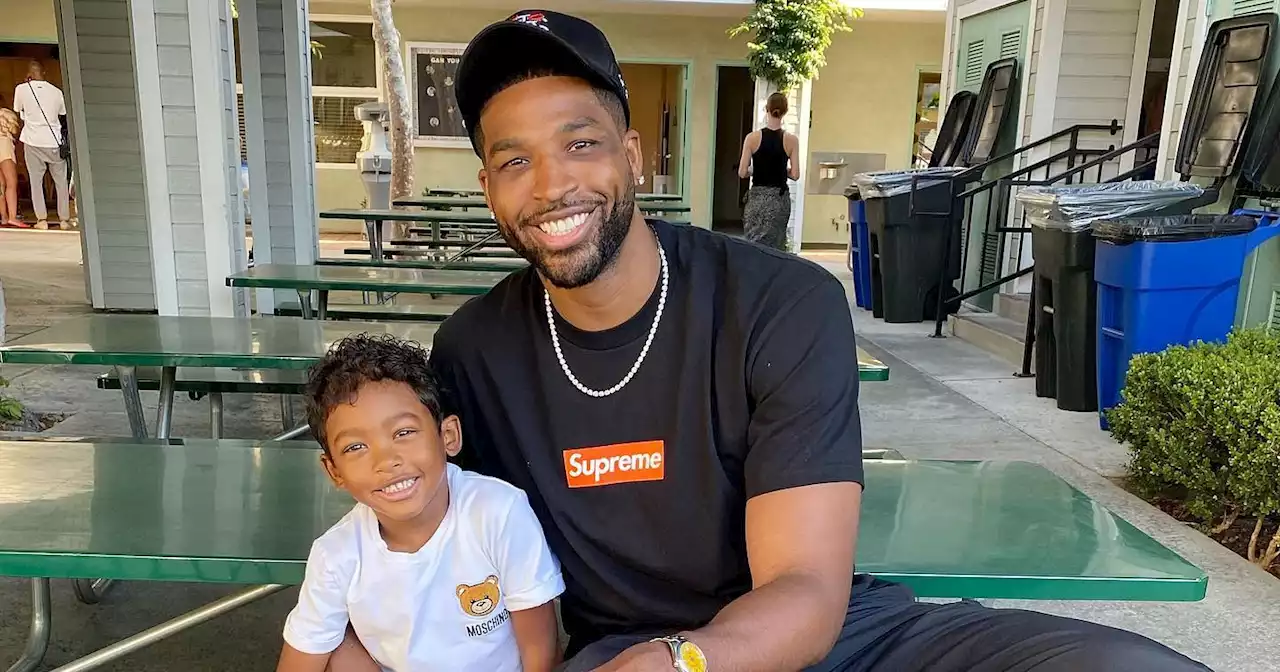 Tristan Thompson Celebrates Son Prince's 1st Day of School: 'My Young King'