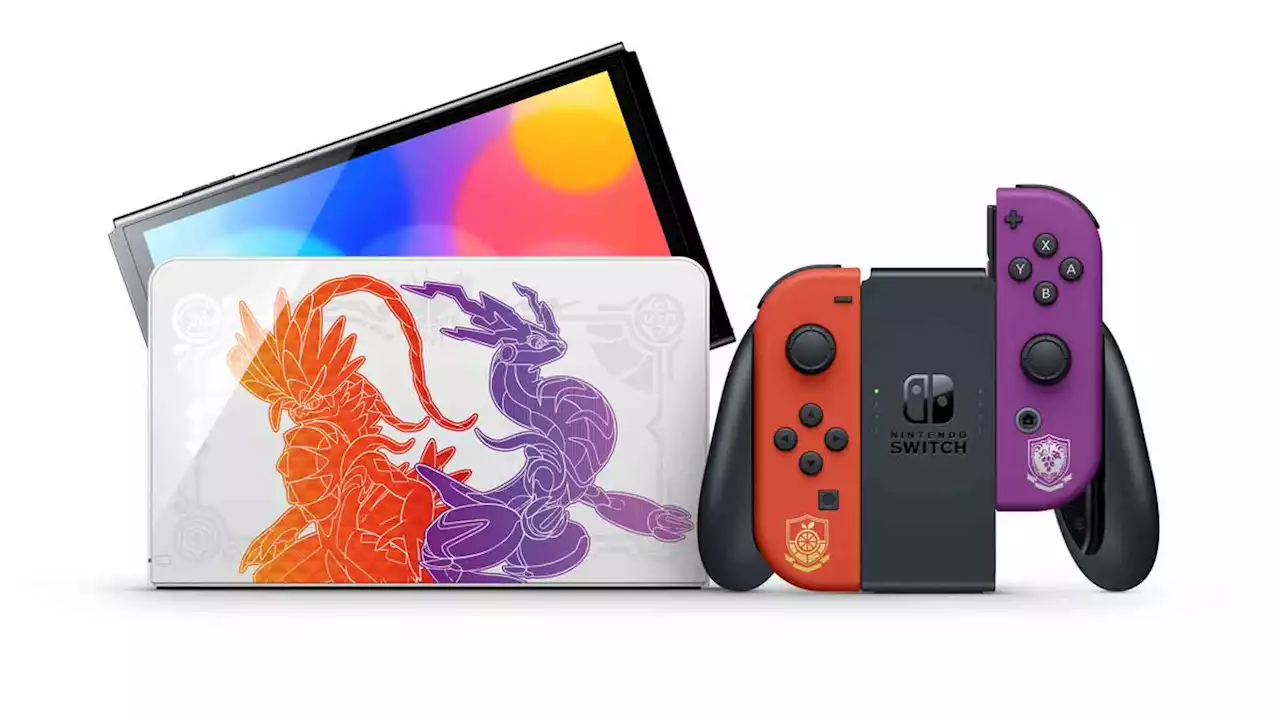 A Pokemon Scarlet and Violet Edition Nintendo Switch OLED console is coming in November