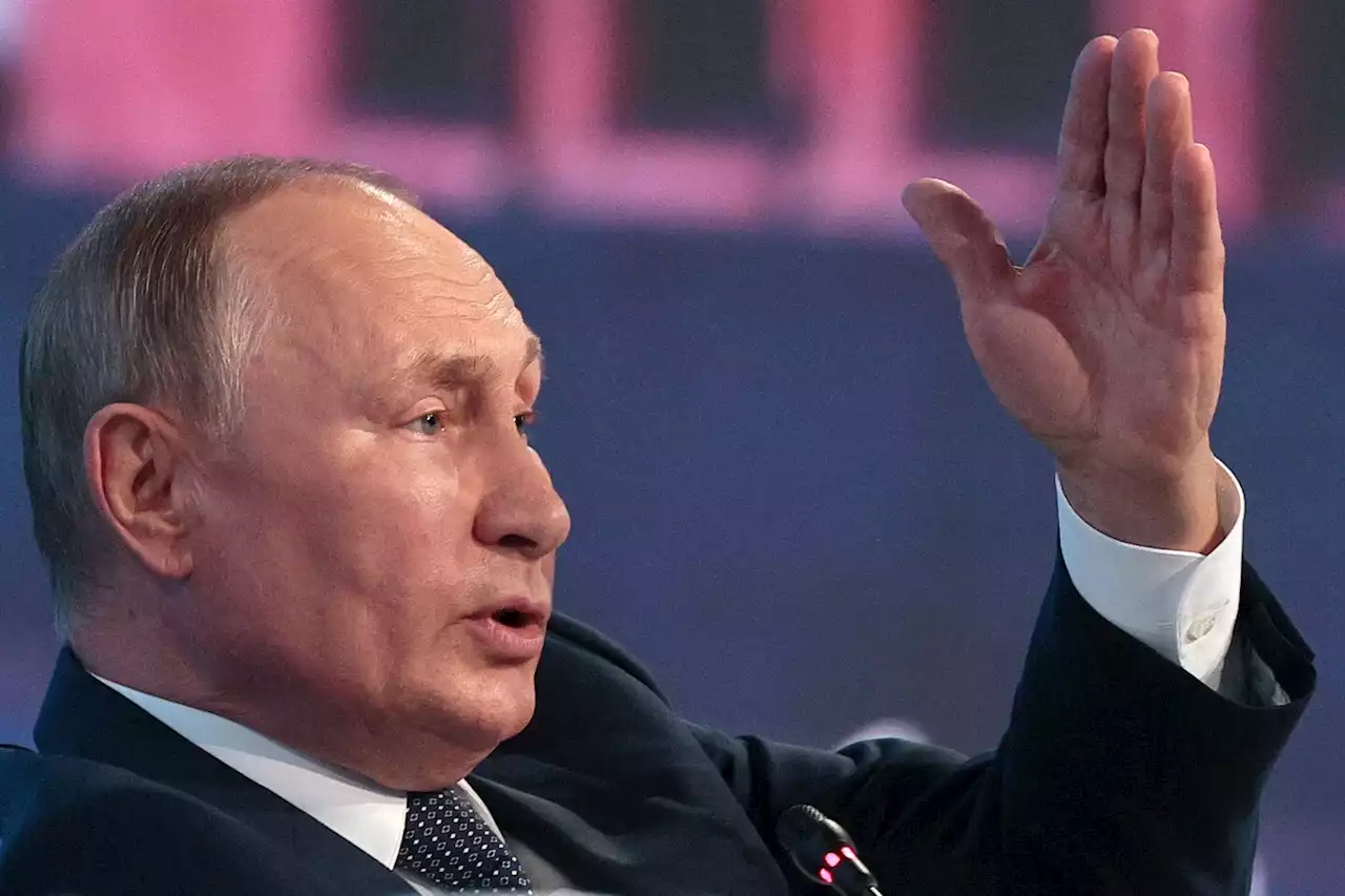 Putin, in defiant speech, threatens Western gas and grain supplies