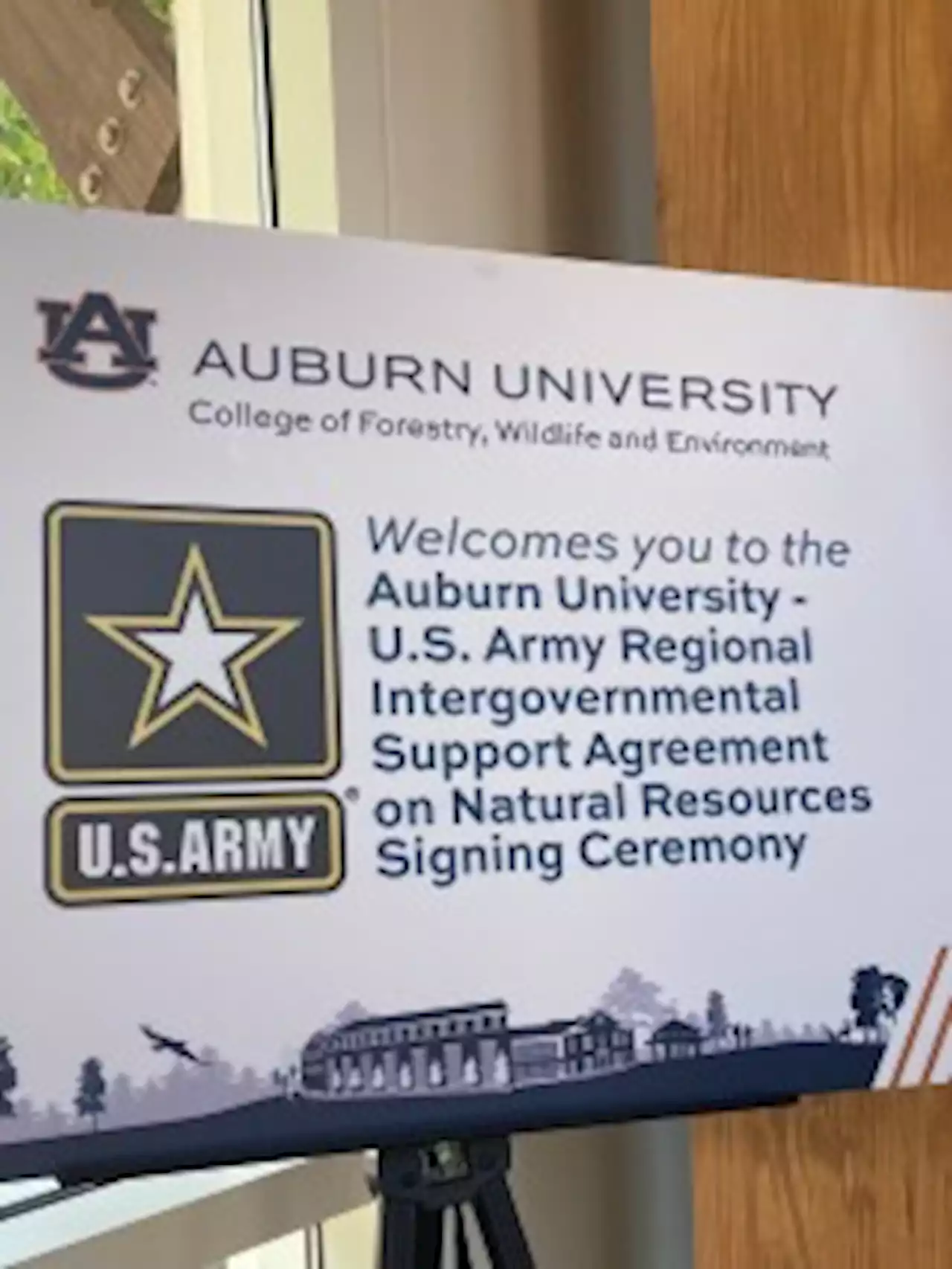 Auburn University Signed a Support for Natural Resources Partnership with U.S. Army - Alabama News