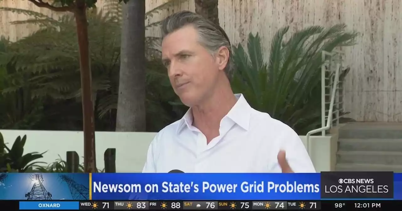 Gov. Gavin Newsom talks about extreme heat, energy concerns during visit to Beverly Hills