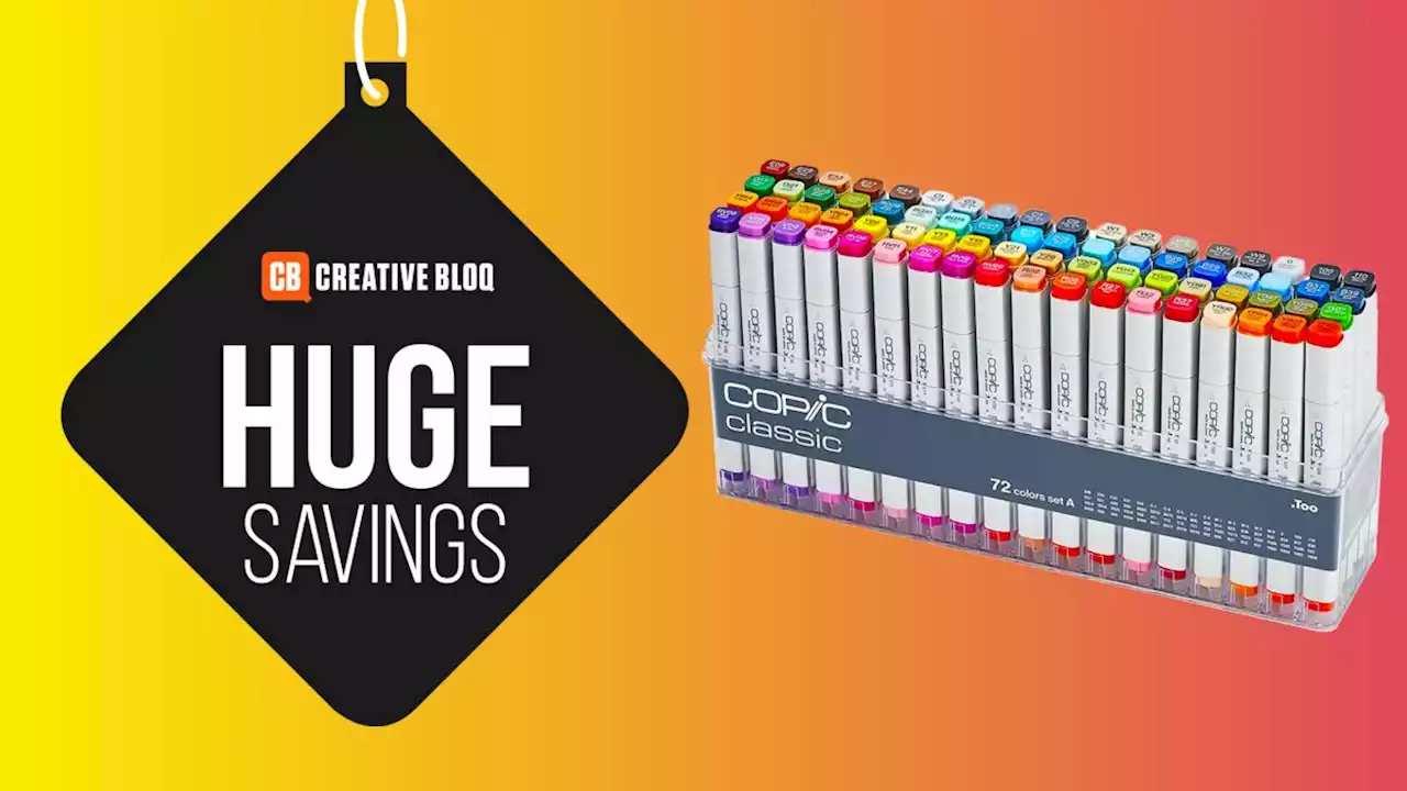 This massive Copic marker bundle is nearly half price