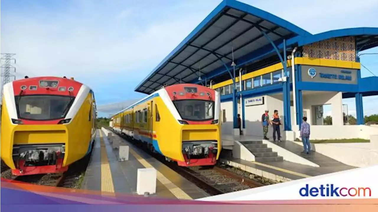 Asyik, Jalur Kereta Api Pertama Sulawesi Tengah Diuji