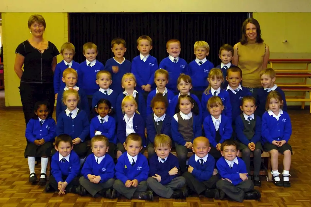 Adorable picture memories of the first day of school for Preston children back in the 00s